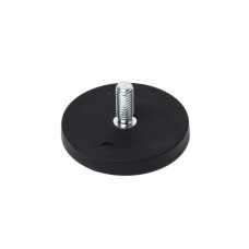 D43x21/M6 Rubber pot magnet holder with threaded