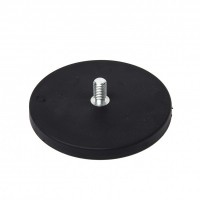 D88x24/M8 Rubber pot magnet holder with threaded