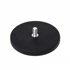 D88x24/M8 Rubber pot magnet holder with threaded
