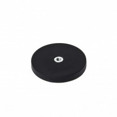 D43x6/M4 rubber magnet holder, Rubber coated pot magnet