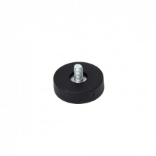 D22x12.5/M4 Rubber pot magnet holder with threaded