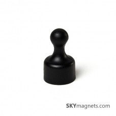 D12x20 Magnetic Paper Pins - Black