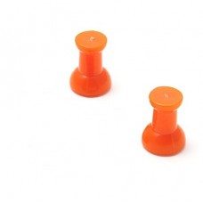 D10.8x14.5 Magnetic Paper Pins - Orange