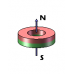 D20xd10x4 N42 Neodymium Žiedo formos magnetas