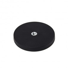 D66x8/M6 rubber magnet holder, Rubber coated pot magnet